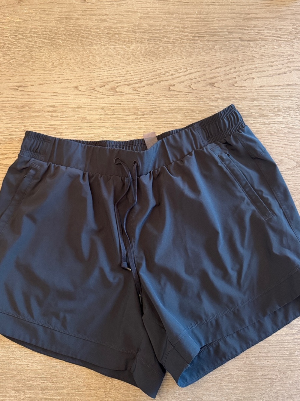 Calia Women's Black Elastic-Waist Athletic Shorts with Drawstring